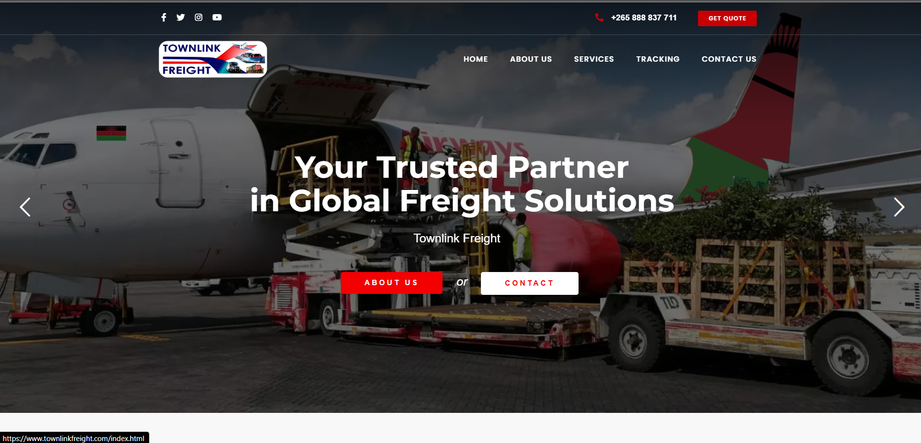 Townlink Freight Website